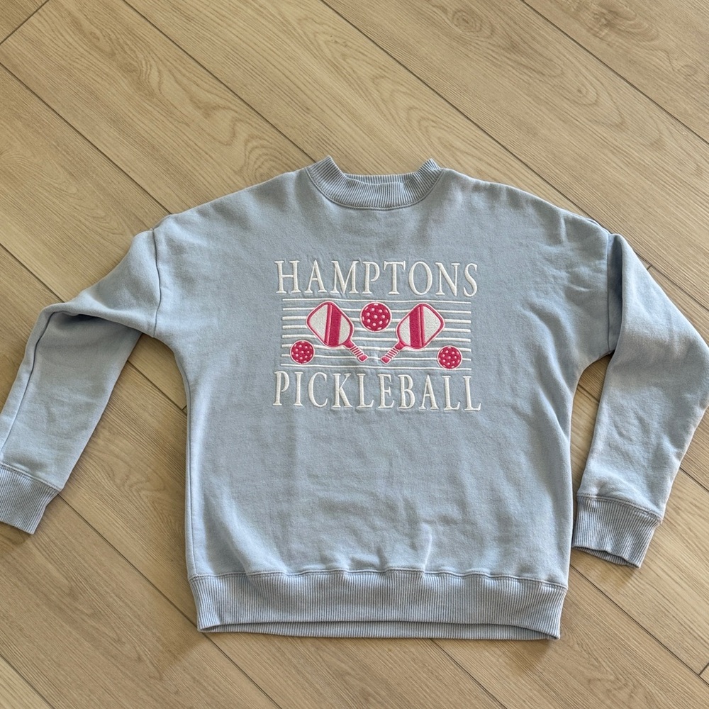 abercrombie kids Light Blue Hamptons Pickleball Sweatshirt